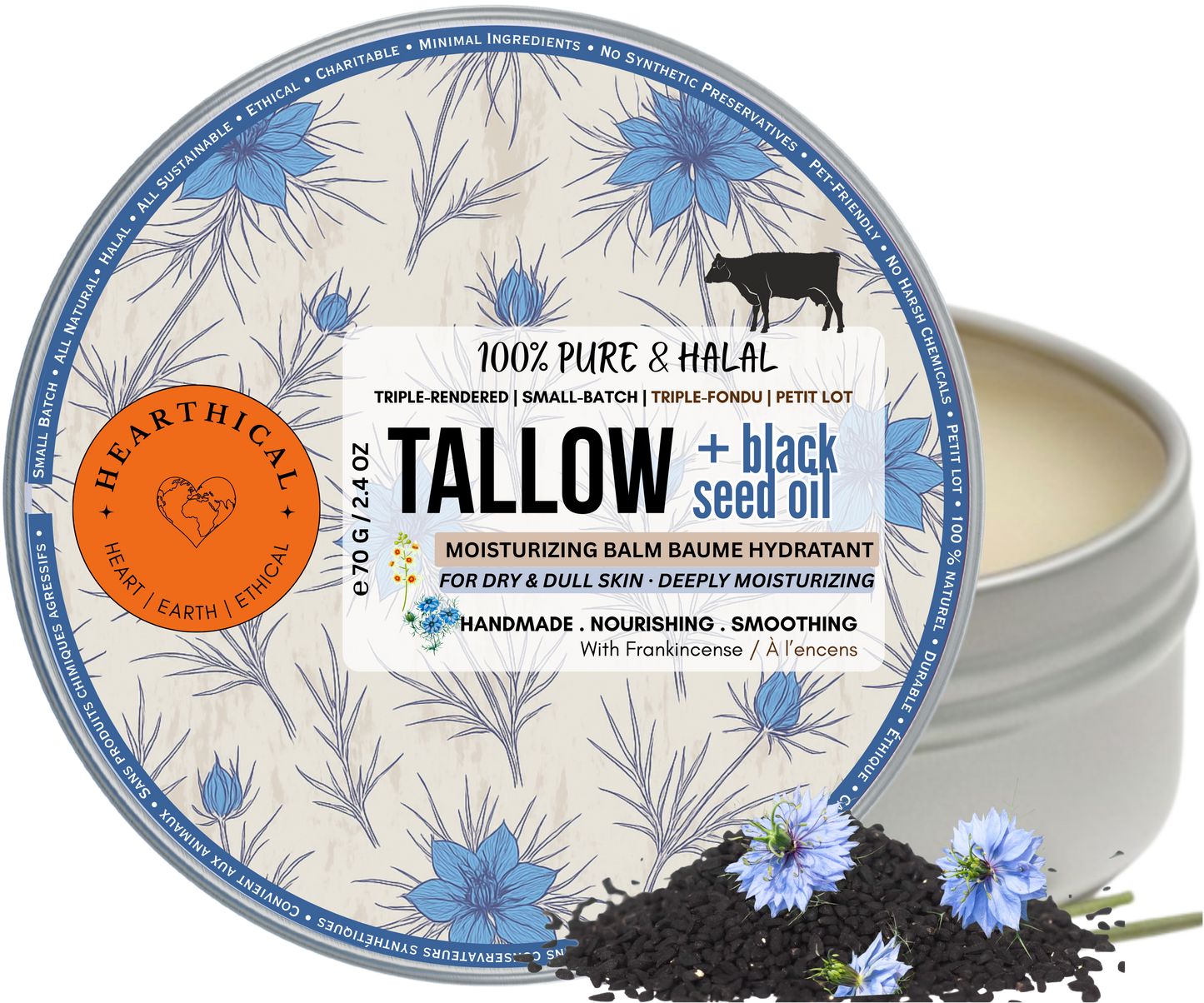 Halal Grass-Fed Tallow Balm